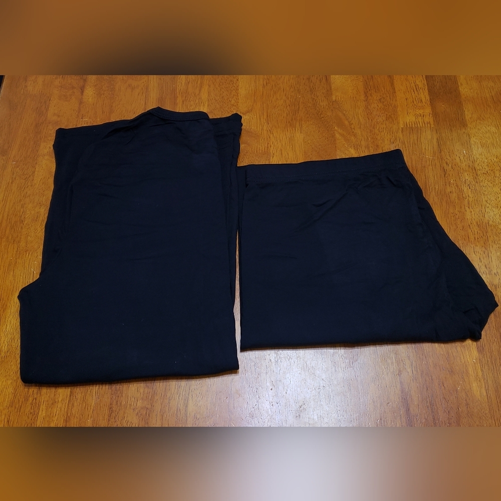 New❗Bamboo Cool lounge wear set in black Women's size XXL
